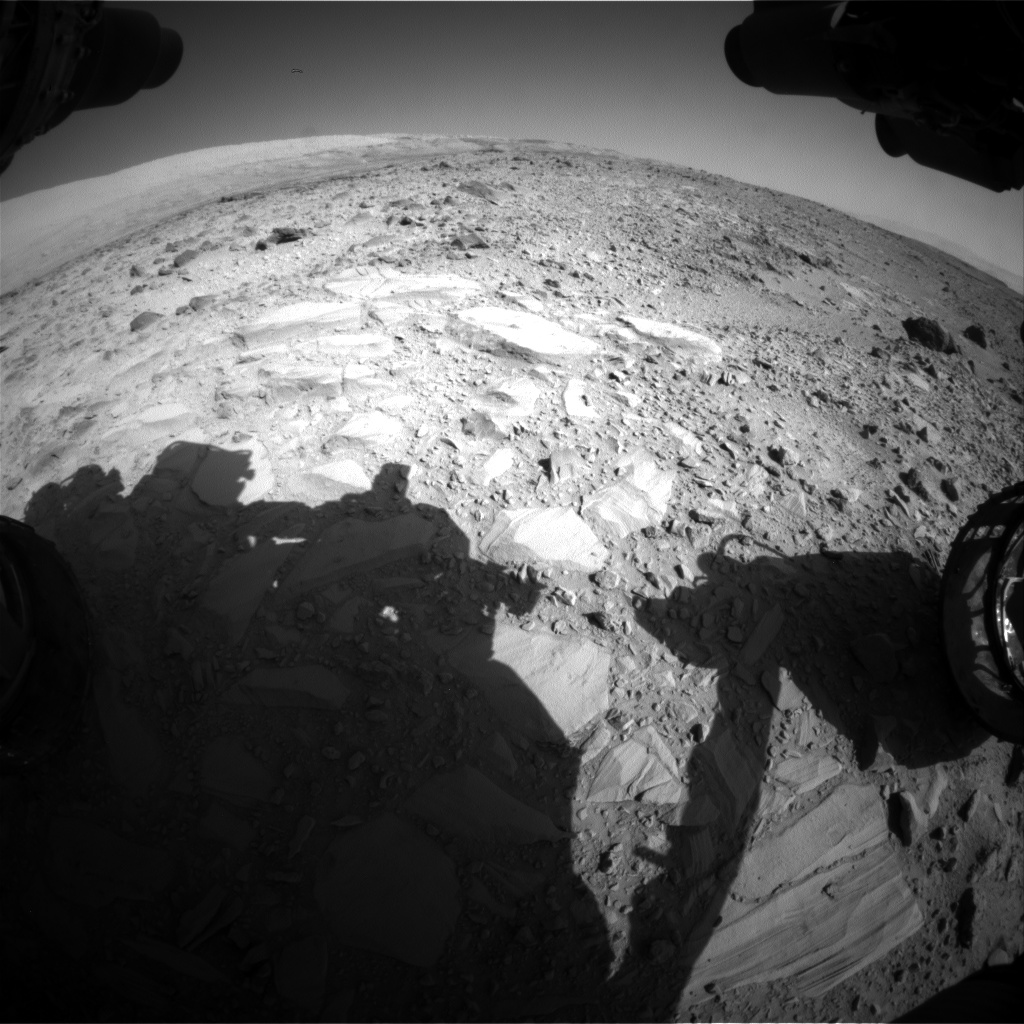 Nasa's Mars rover Curiosity acquired this image using its Front Hazard Avoidance Camera (Front Hazcam) on Sol 488, at drive 378, site number 24