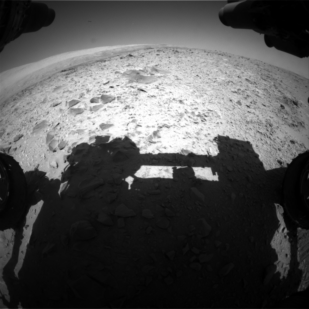 Nasa's Mars rover Curiosity acquired this image using its Front Hazard Avoidance Camera (Front Hazcam) on Sol 494, at drive 426, site number 24