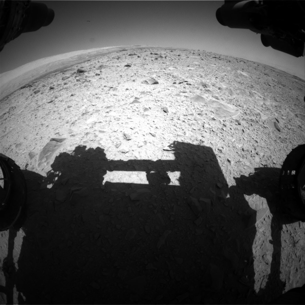 Nasa's Mars rover Curiosity acquired this image using its Front Hazard Avoidance Camera (Front Hazcam) on Sol 494, at drive 468, site number 24
