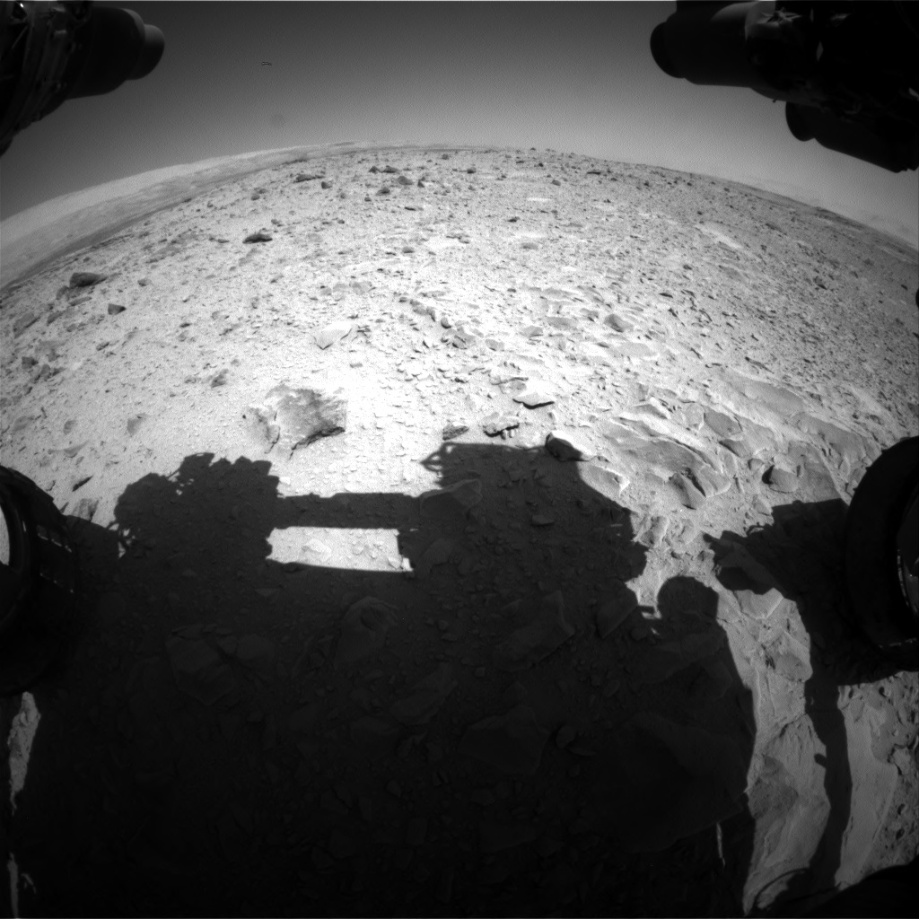 Nasa's Mars rover Curiosity acquired this image using its Front Hazard Avoidance Camera (Front Hazcam) on Sol 494, at drive 480, site number 24