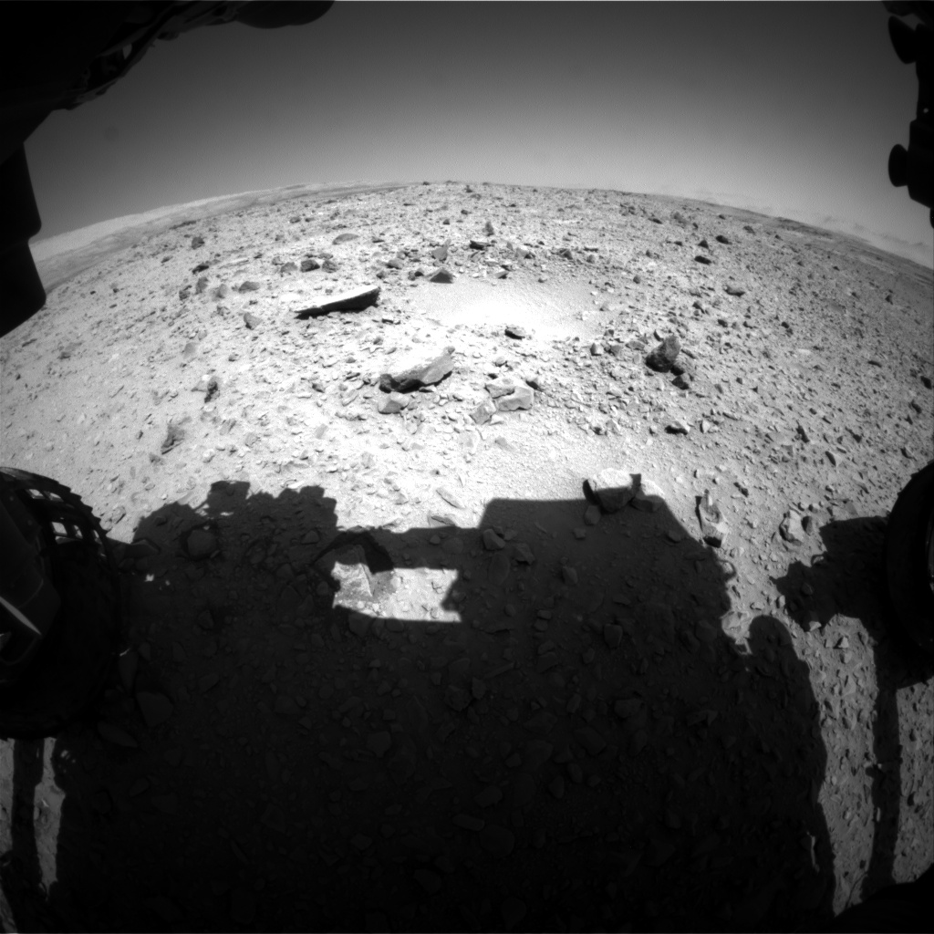 Nasa's Mars rover Curiosity acquired this image using its Front Hazard Avoidance Camera (Front Hazcam) on Sol 503, at drive 0, site number 25
