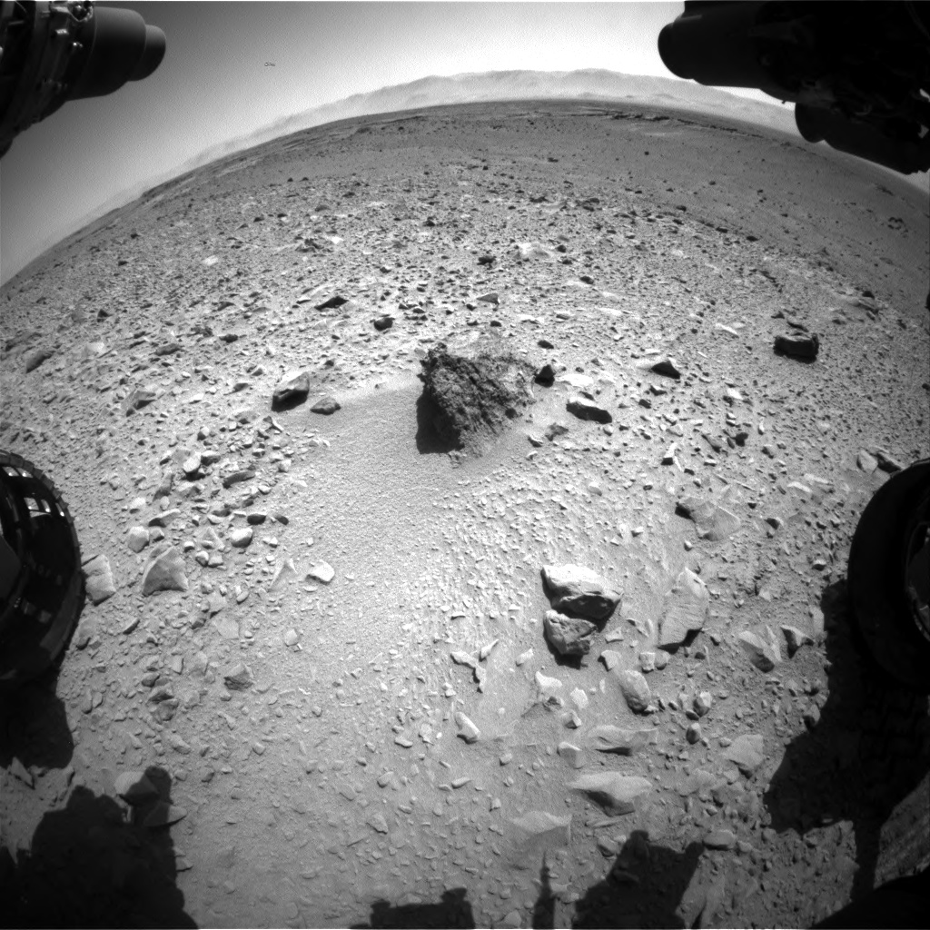 Nasa's Mars rover Curiosity acquired this image using its Front Hazard Avoidance Camera (Front Hazcam) on Sol 504, at drive 66, site number 25