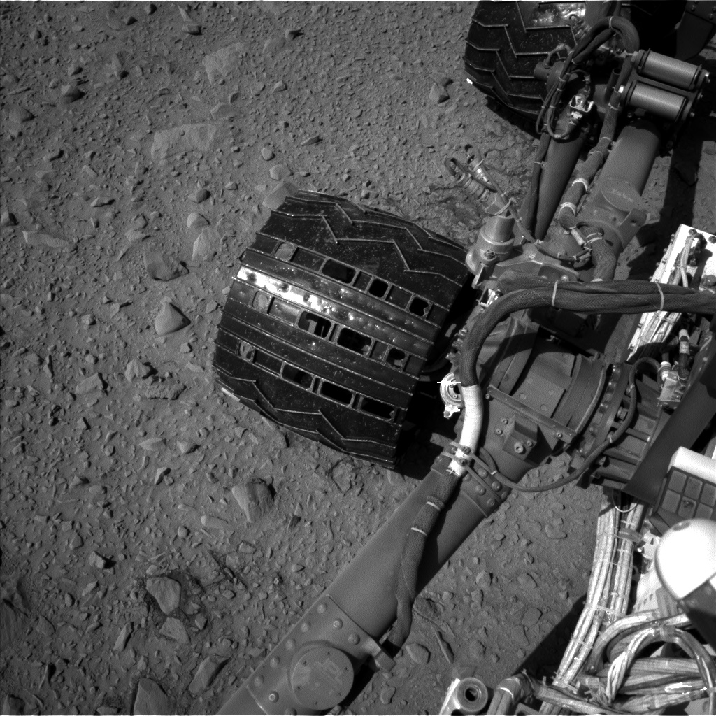 Nasa's Mars rover Curiosity acquired this image using its Left Navigation Camera on Sol 504, at drive 90, site number 25