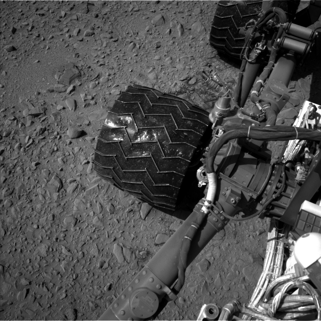 Nasa's Mars rover Curiosity acquired this image using its Left Navigation Camera on Sol 504, at drive 108, site number 25