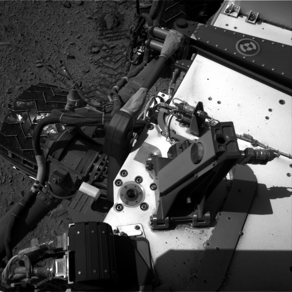 Nasa's Mars rover Curiosity acquired this image using its Right Navigation Camera on Sol 504, at drive 12, site number 25