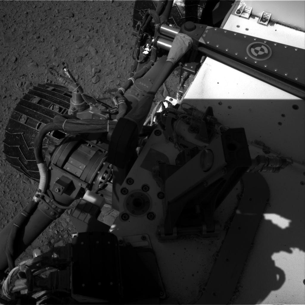 Nasa's Mars rover Curiosity acquired this image using its Right Navigation Camera on Sol 504, at drive 54, site number 25