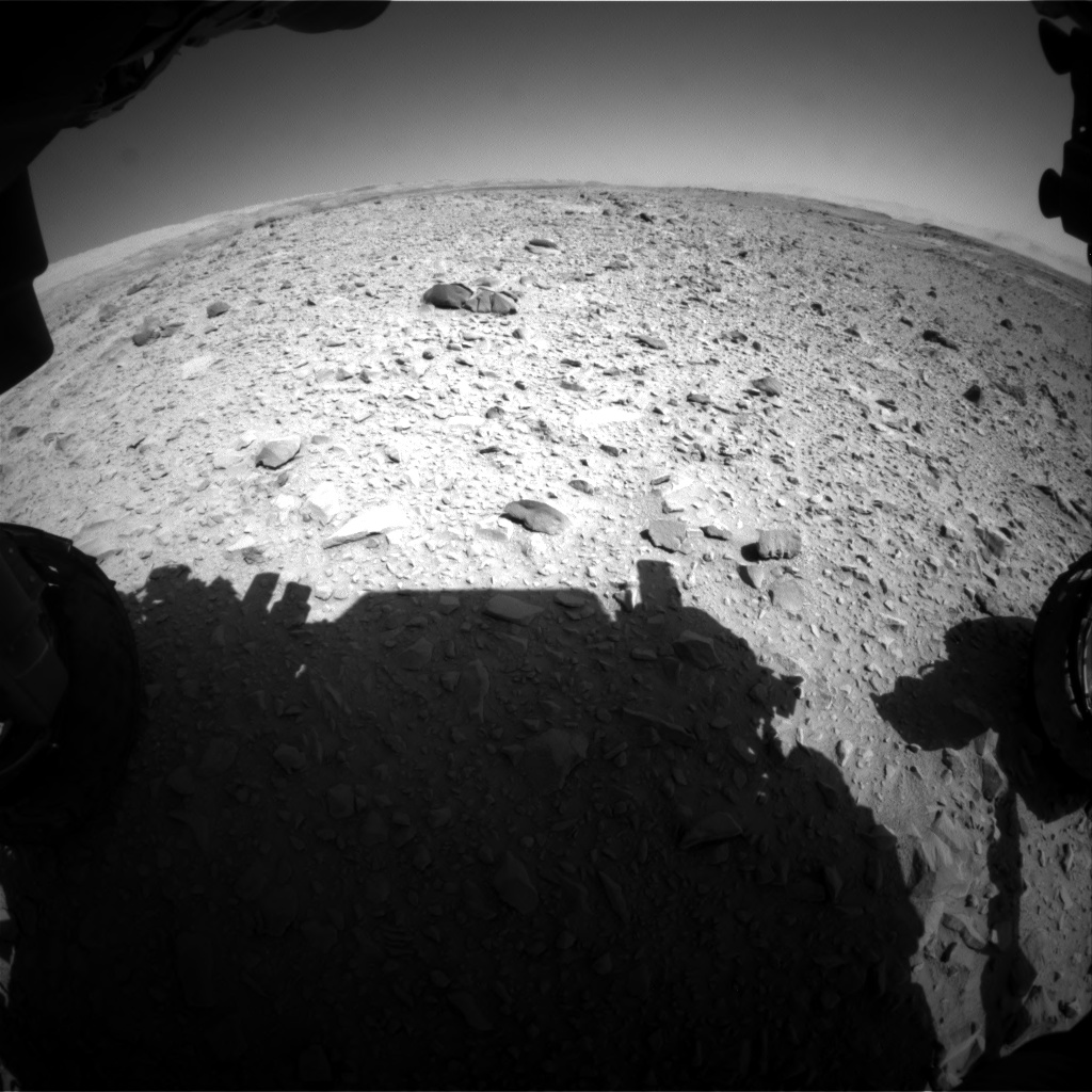 Nasa's Mars rover Curiosity acquired this image using its Front Hazard Avoidance Camera (Front Hazcam) on Sol 506, at drive 160, site number 25