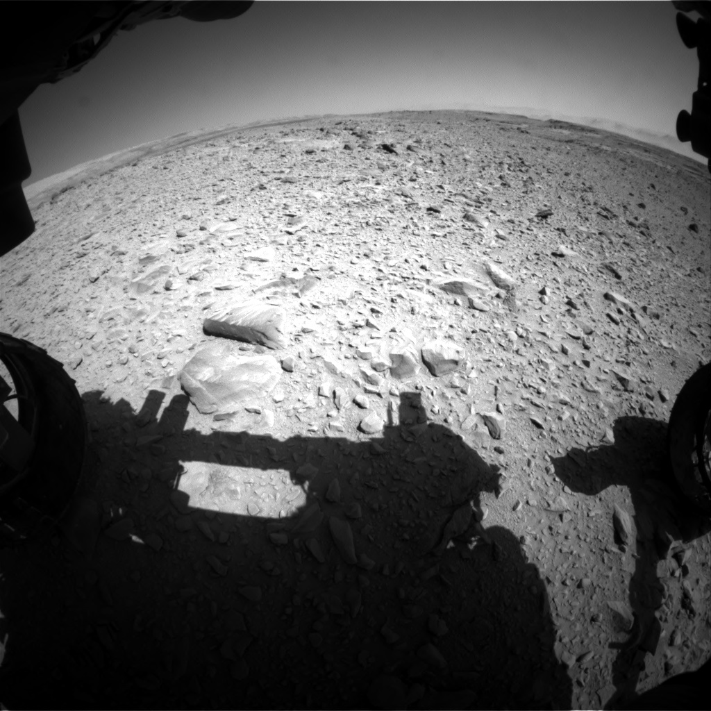 Nasa's Mars rover Curiosity acquired this image using its Front Hazard Avoidance Camera (Front Hazcam) on Sol 506, at drive 172, site number 25