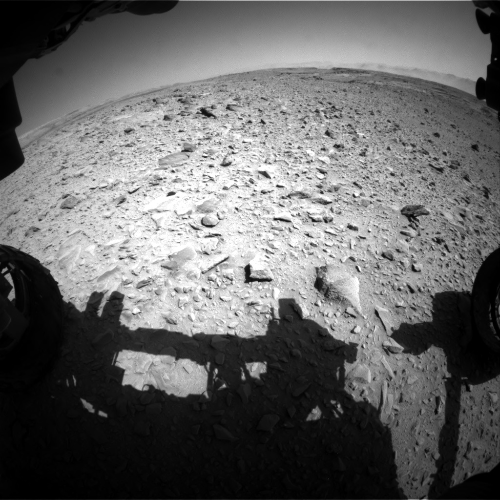 Nasa's Mars rover Curiosity acquired this image using its Front Hazard Avoidance Camera (Front Hazcam) on Sol 506, at drive 178, site number 25