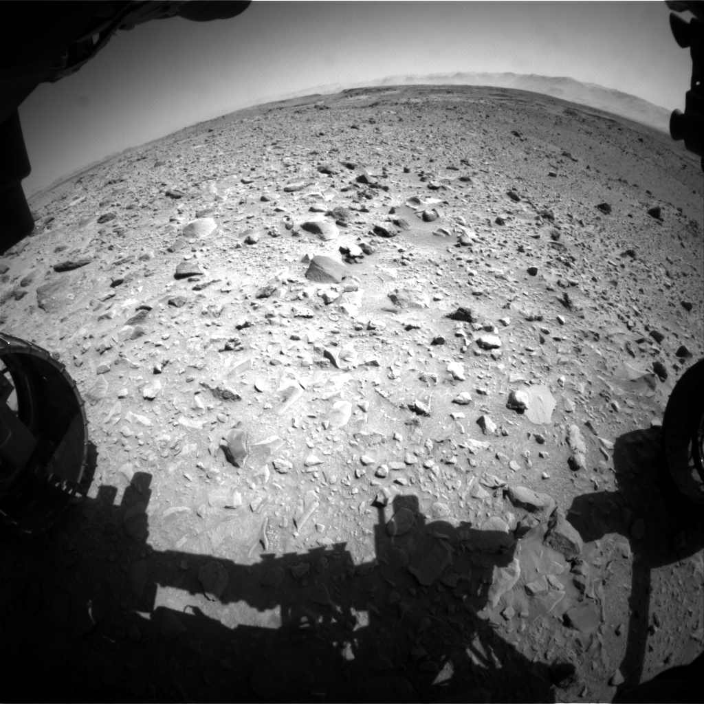 Nasa's Mars rover Curiosity acquired this image using its Front Hazard Avoidance Camera (Front Hazcam) on Sol 506, at drive 190, site number 25