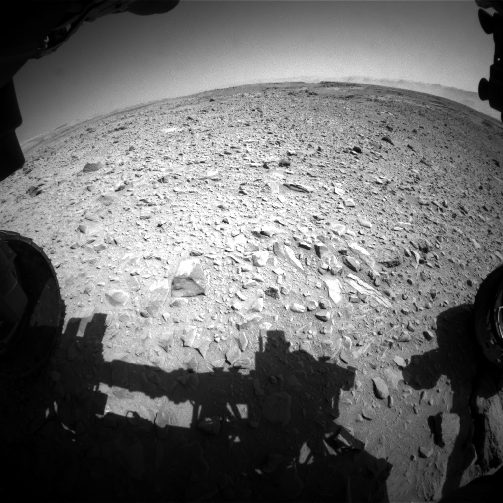 Nasa's Mars rover Curiosity acquired this image using its Front Hazard Avoidance Camera (Front Hazcam) on Sol 506, at drive 202, site number 25