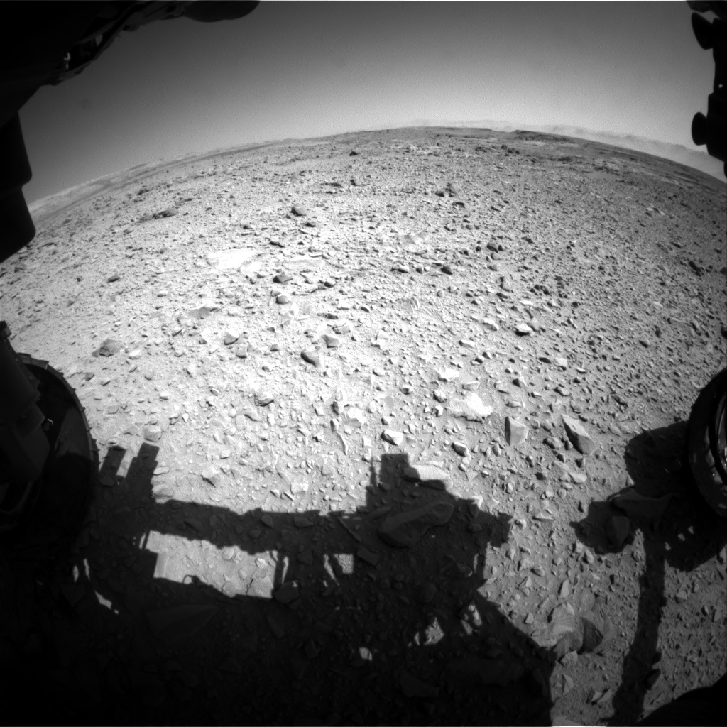 Nasa's Mars rover Curiosity acquired this image using its Front Hazard Avoidance Camera (Front Hazcam) on Sol 506, at drive 208, site number 25