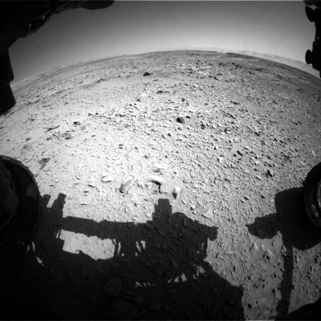 Nasa's Mars rover Curiosity acquired this image using its Front Hazard Avoidance Camera (Front Hazcam) on Sol 506, at drive 220, site number 25