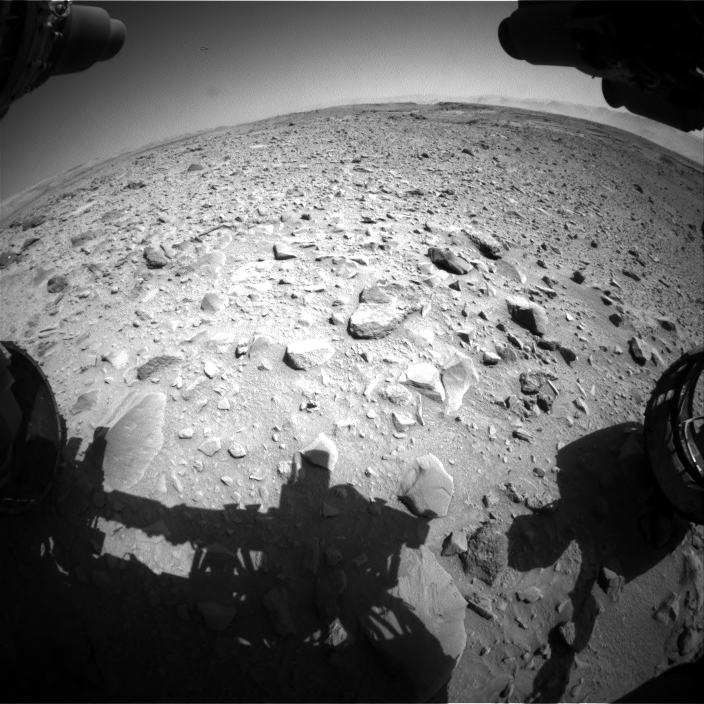 Nasa's Mars rover Curiosity acquired this image using its Front Hazard Avoidance Camera (Front Hazcam) on Sol 506, at drive 196, site number 25