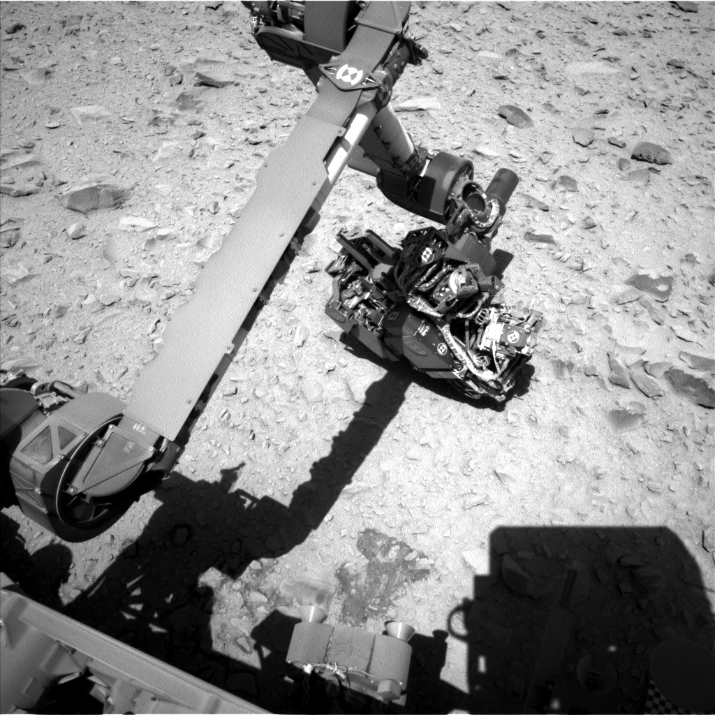 Nasa's Mars rover Curiosity acquired this image using its Left Navigation Camera on Sol 506, at drive 154, site number 25