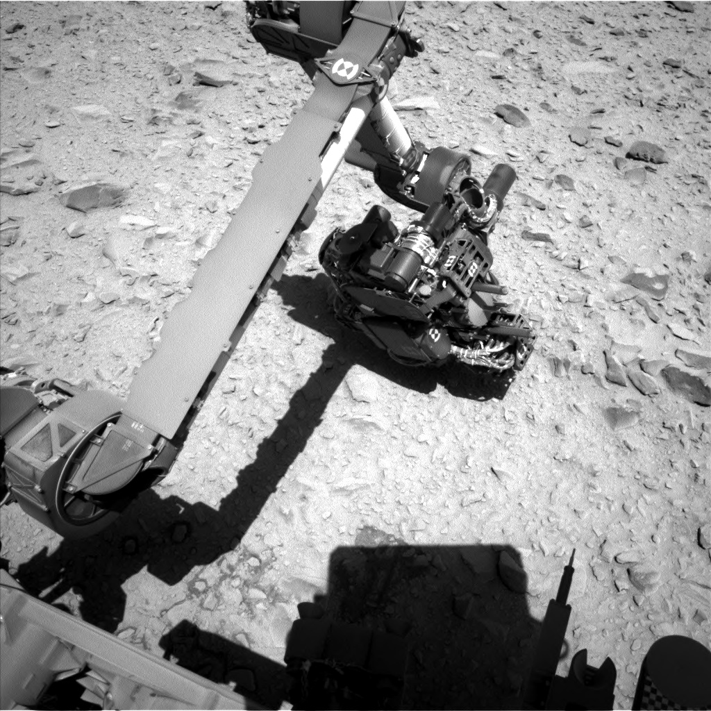 Nasa's Mars rover Curiosity acquired this image using its Left Navigation Camera on Sol 506, at drive 154, site number 25
