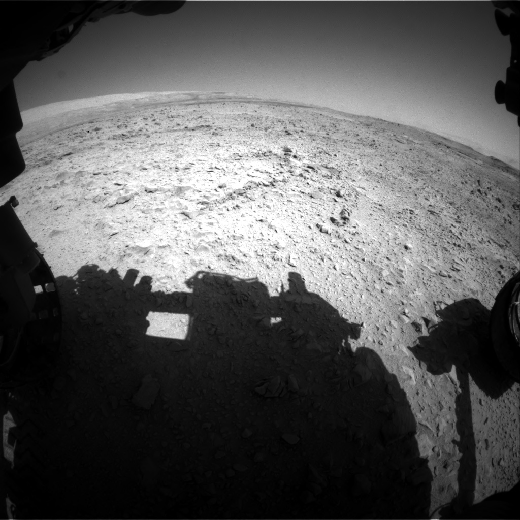 Nasa's Mars rover Curiosity acquired this image using its Front Hazard Avoidance Camera (Front Hazcam) on Sol 508, at drive 254, site number 25