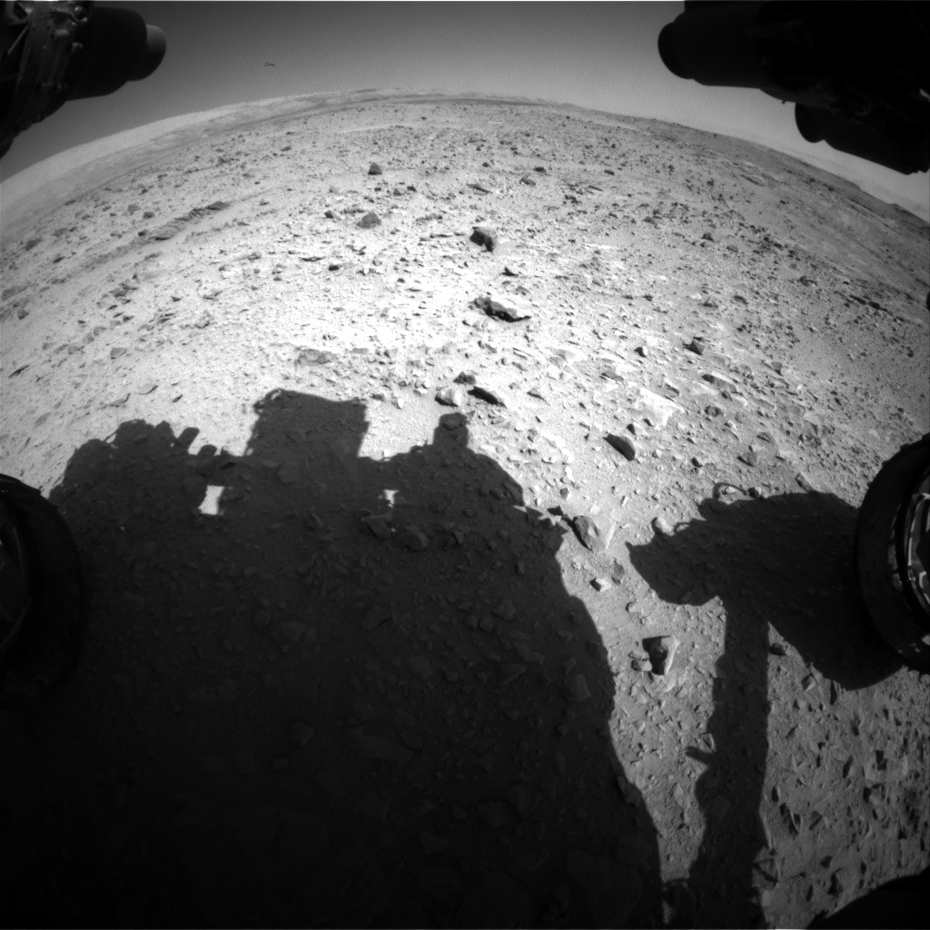 Nasa's Mars rover Curiosity acquired this image using its Front Hazard Avoidance Camera (Front Hazcam) on Sol 508, at drive 296, site number 25