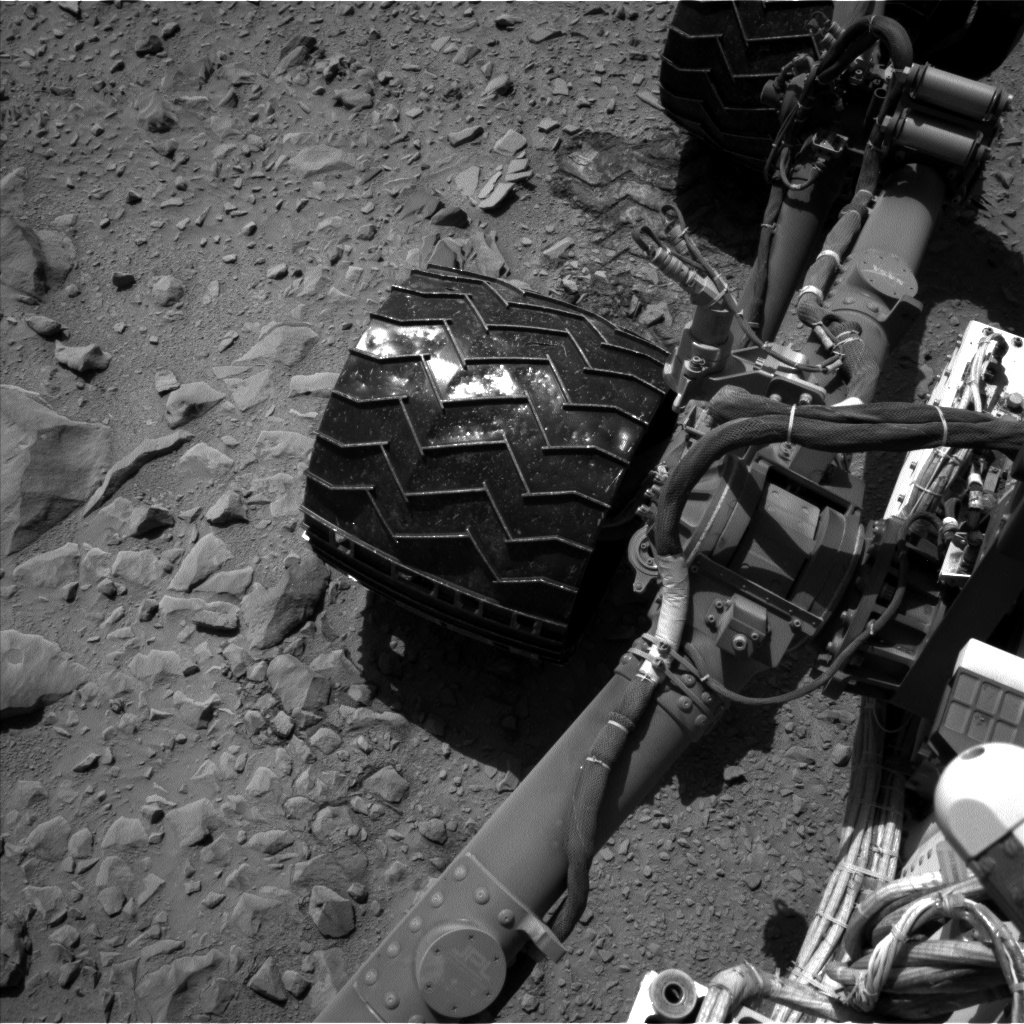 Nasa's Mars rover Curiosity acquired this image using its Left Navigation Camera on Sol 508, at drive 254, site number 25