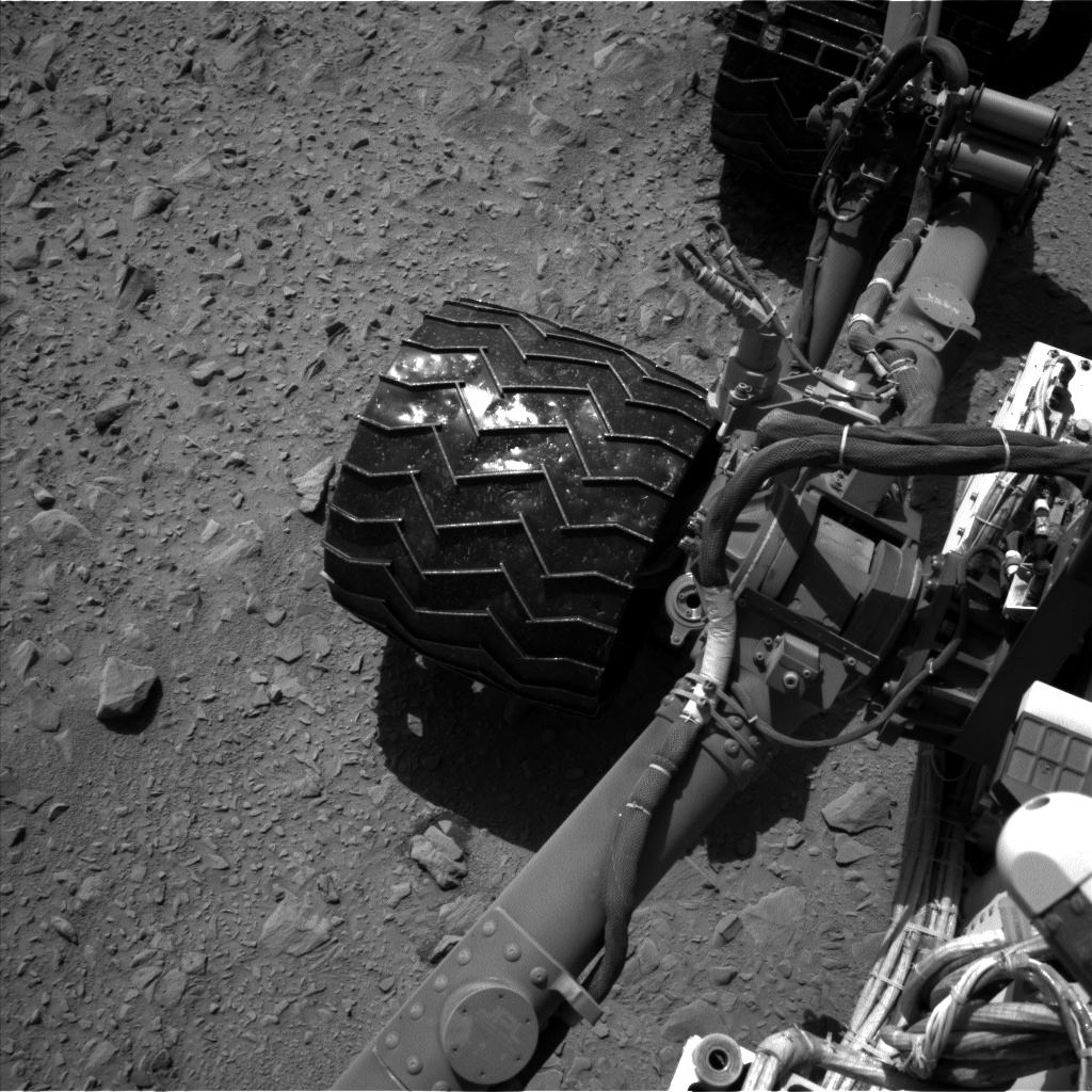 Nasa's Mars rover Curiosity acquired this image using its Left Navigation Camera on Sol 508, at drive 284, site number 25