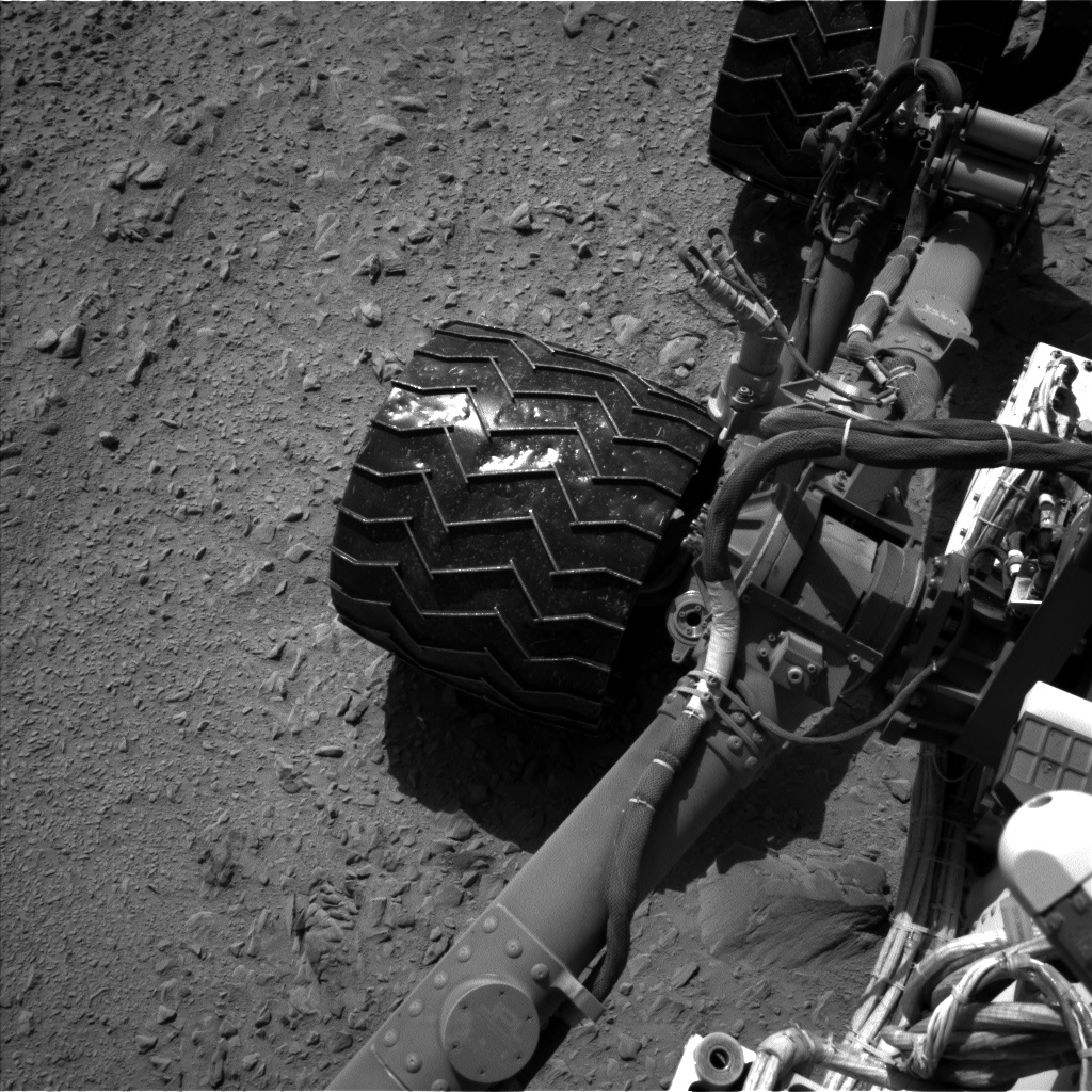 Nasa's Mars rover Curiosity acquired this image using its Left Navigation Camera on Sol 508, at drive 296, site number 25