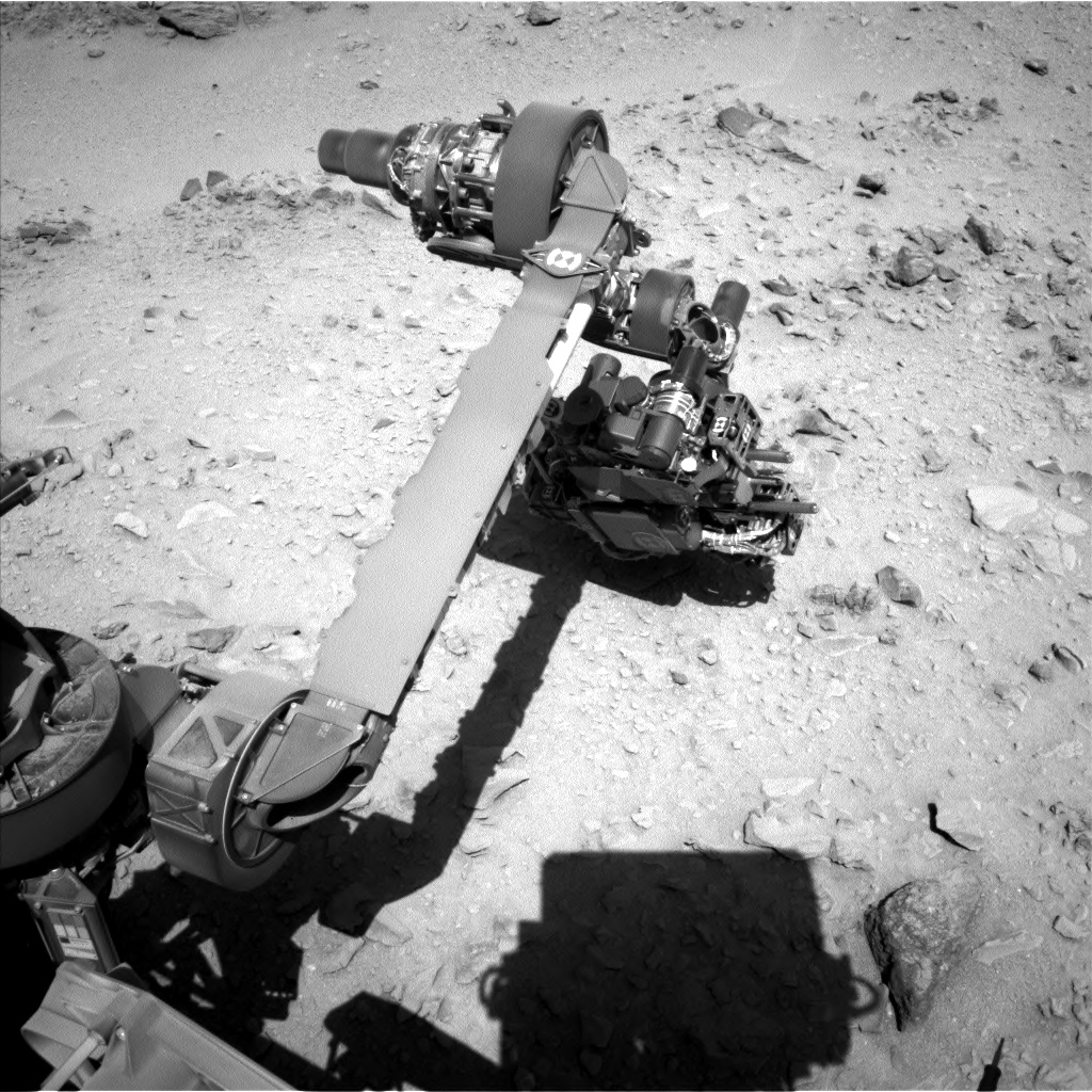Nasa's Mars rover Curiosity acquired this image using its Left Navigation Camera on Sol 510, at drive 312, site number 25