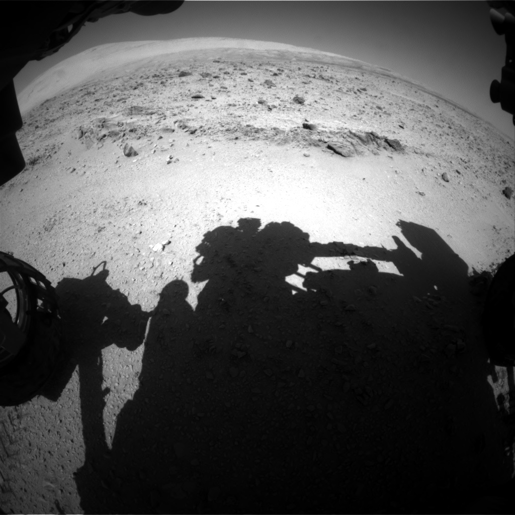 Nasa's Mars rover Curiosity acquired this image using its Front Hazard Avoidance Camera (Front Hazcam) on Sol 511, at drive 360, site number 25