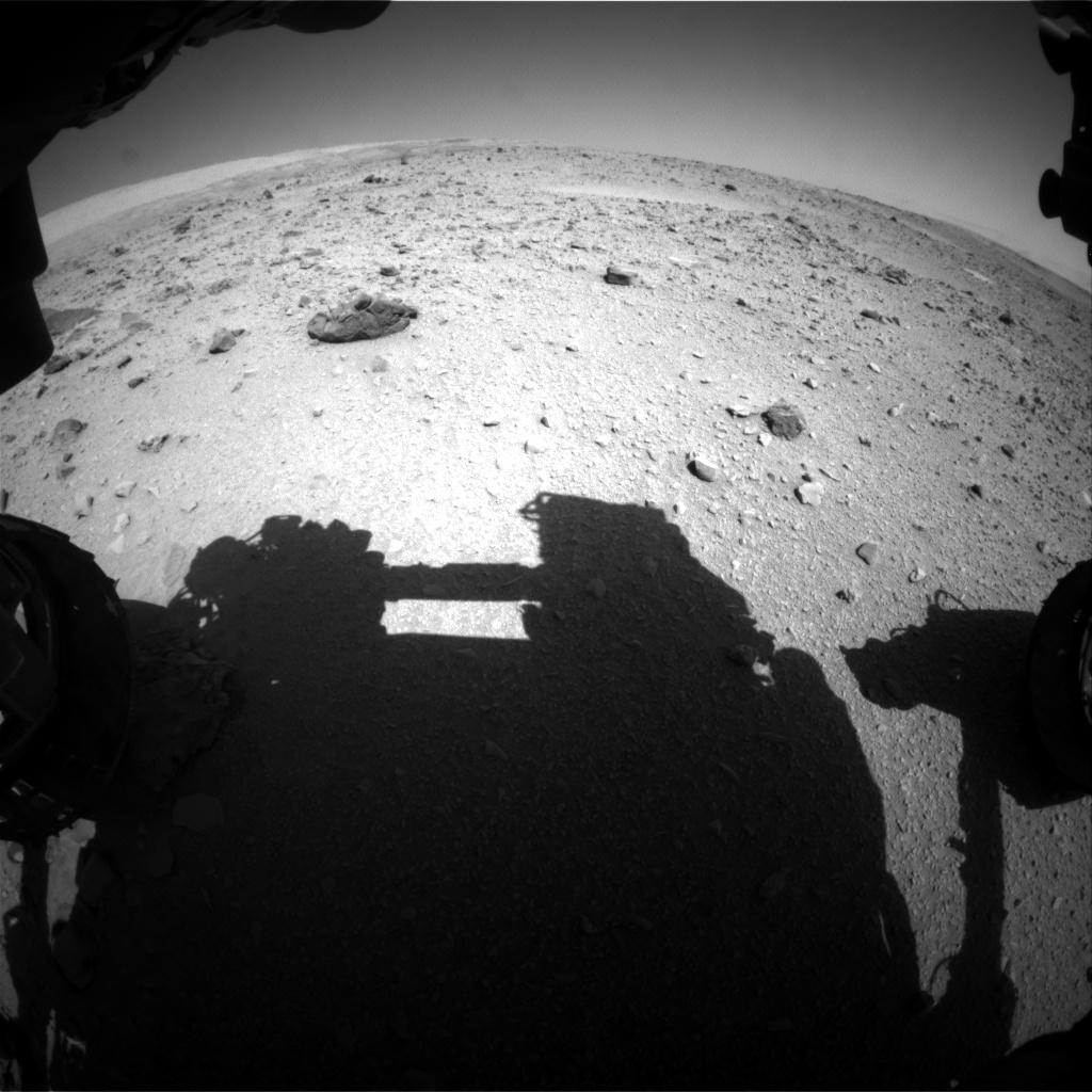 Nasa's Mars rover Curiosity acquired this image using its Front Hazard Avoidance Camera (Front Hazcam) on Sol 511, at drive 474, site number 25