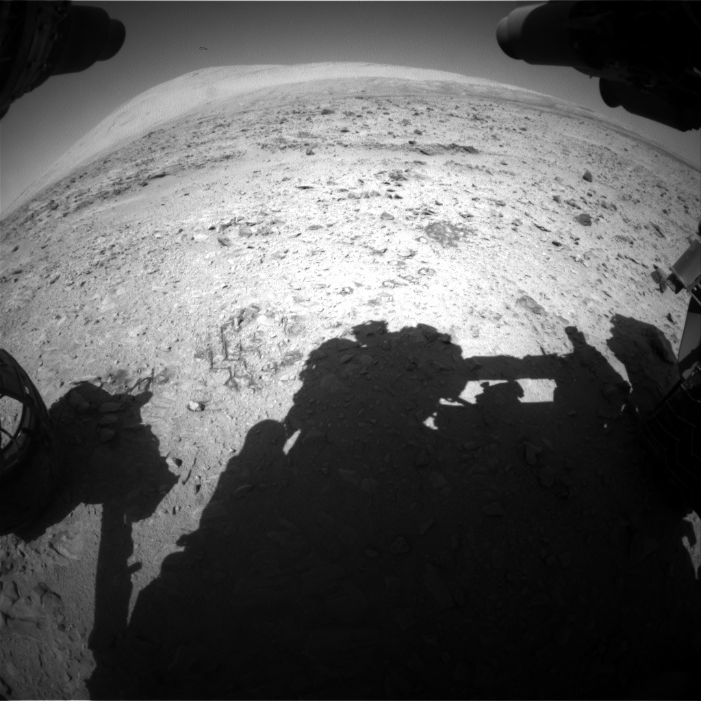 Nasa's Mars rover Curiosity acquired this image using its Front Hazard Avoidance Camera (Front Hazcam) on Sol 511, at drive 336, site number 25