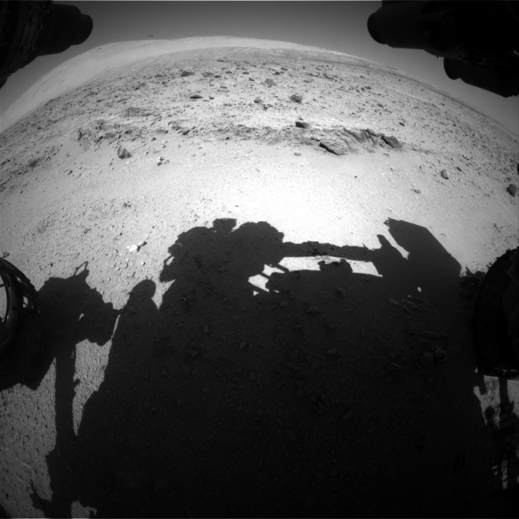 Nasa's Mars rover Curiosity acquired this image using its Front Hazard Avoidance Camera (Front Hazcam) on Sol 511, at drive 360, site number 25