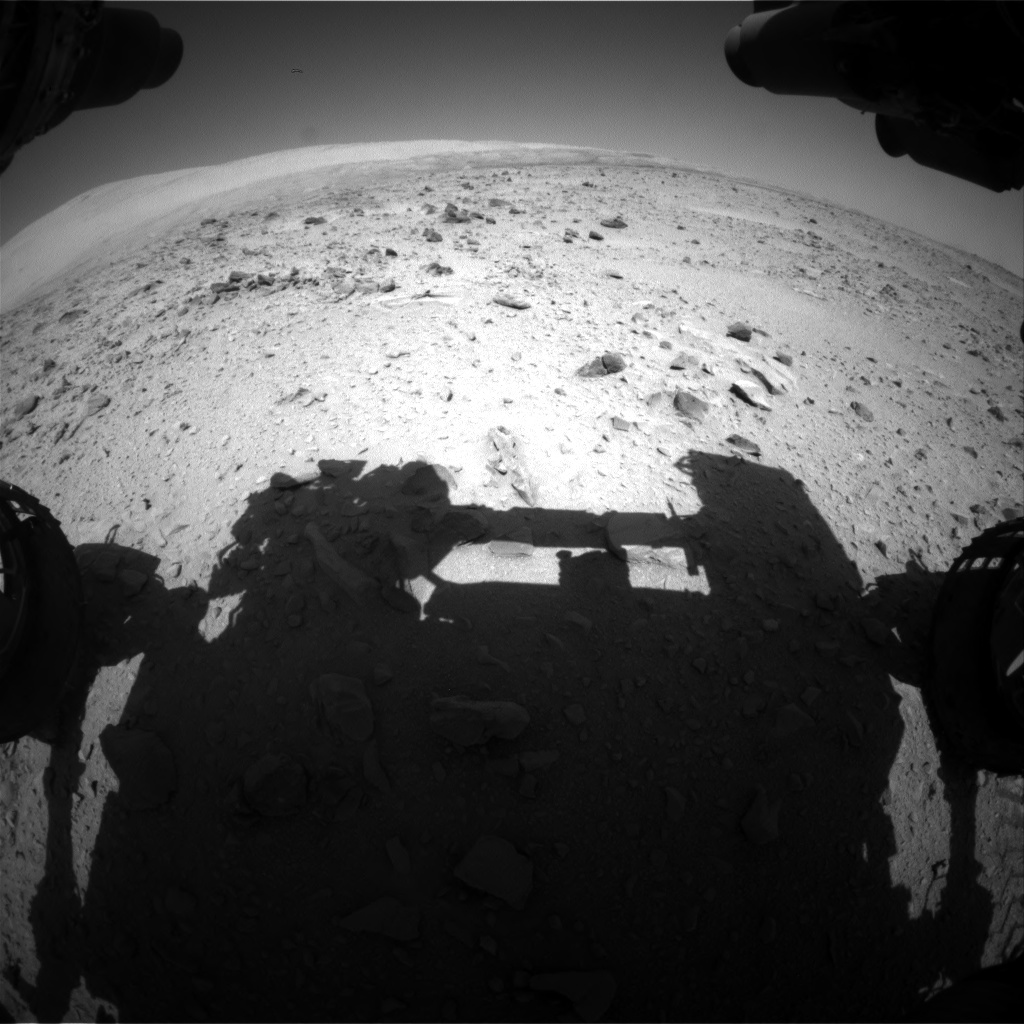 Nasa's Mars rover Curiosity acquired this image using its Front Hazard Avoidance Camera (Front Hazcam) on Sol 511, at drive 426, site number 25