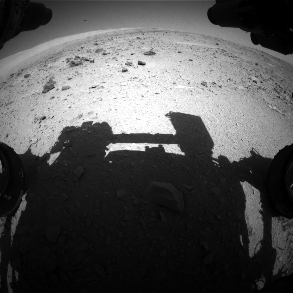 Nasa's Mars rover Curiosity acquired this image using its Front Hazard Avoidance Camera (Front Hazcam) on Sol 511, at drive 450, site number 25