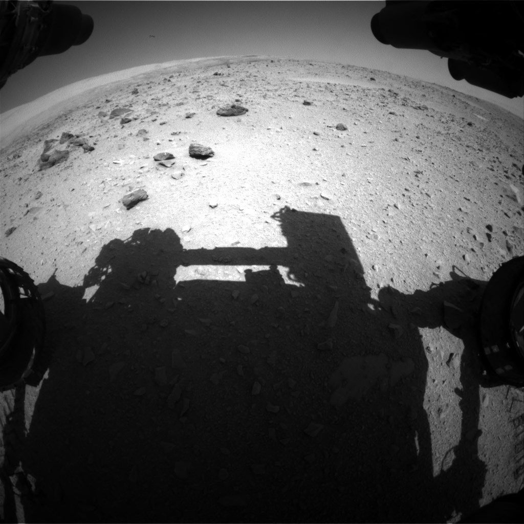 Nasa's Mars rover Curiosity acquired this image using its Front Hazard Avoidance Camera (Front Hazcam) on Sol 511, at drive 462, site number 25