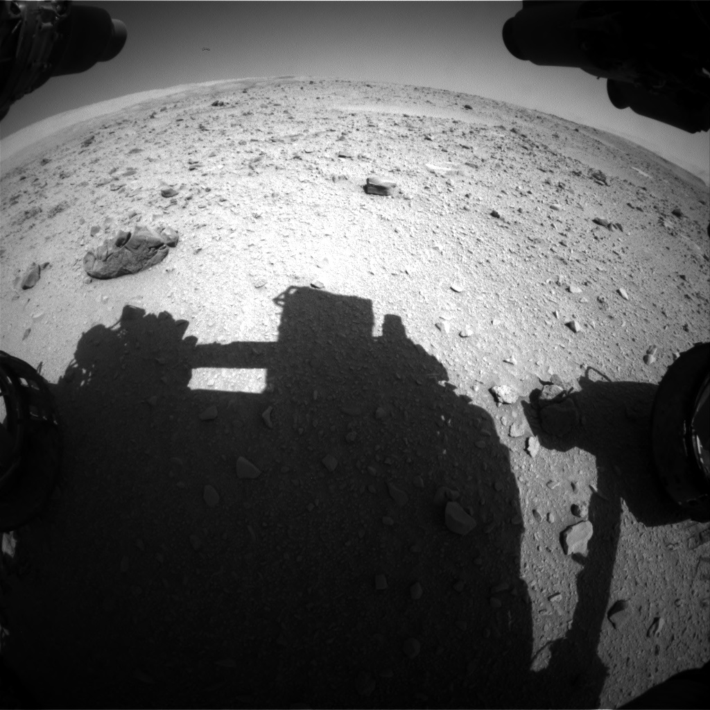 Nasa's Mars rover Curiosity acquired this image using its Front Hazard Avoidance Camera (Front Hazcam) on Sol 511, at drive 480, site number 25