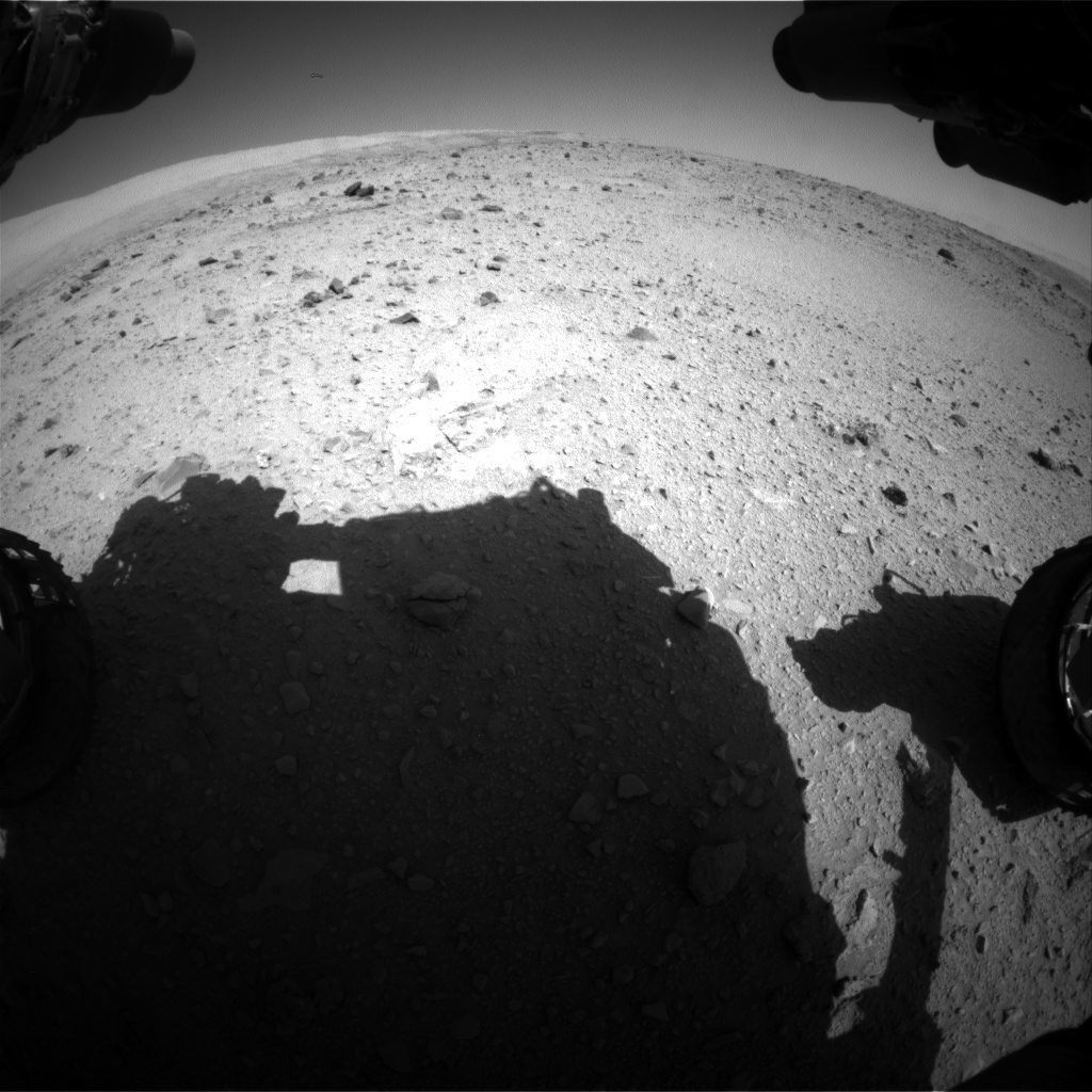 Nasa's Mars rover Curiosity acquired this image using its Front Hazard Avoidance Camera (Front Hazcam) on Sol 514, at drive 540, site number 25