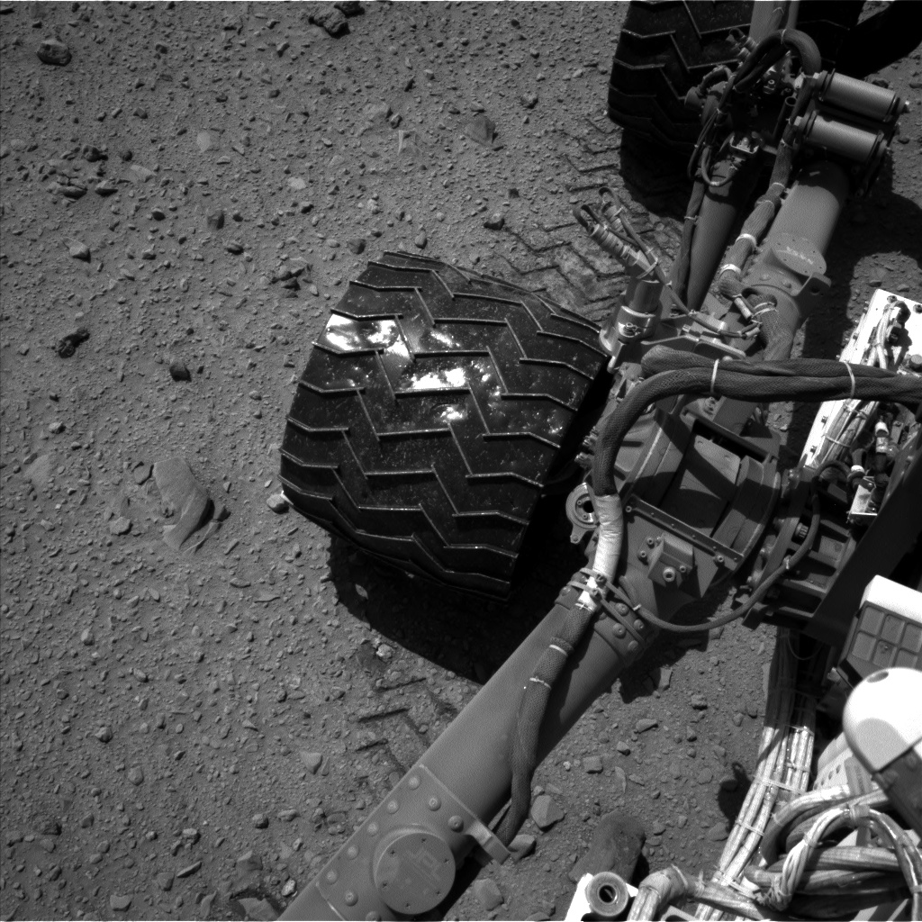 Nasa's Mars rover Curiosity acquired this image using its Left Navigation Camera on Sol 515, at drive 654, site number 25