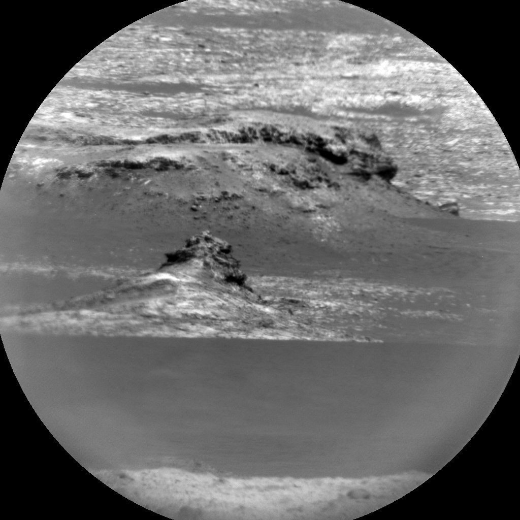 Nasa's Mars rover Curiosity acquired this image using its Chemistry & Camera (ChemCam) on Sol 517, at drive 750, site number 25