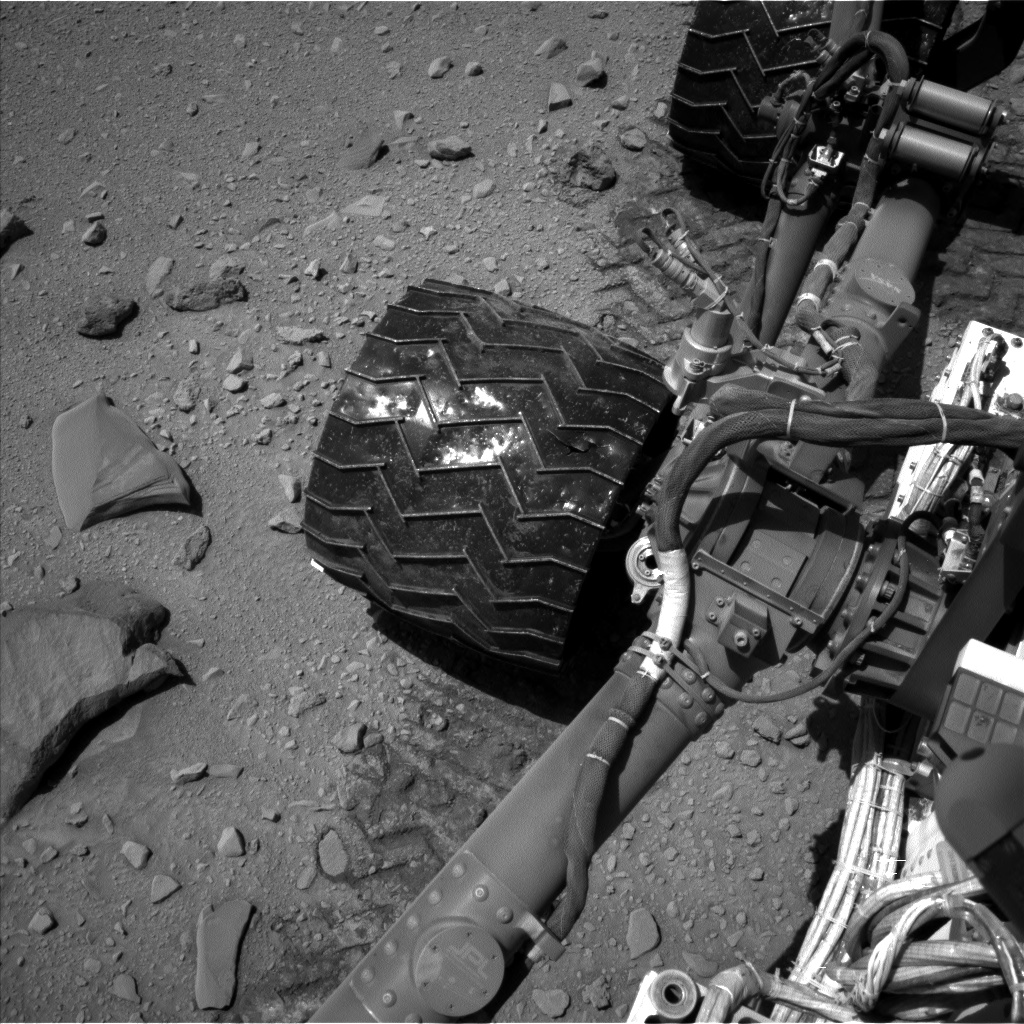Nasa's Mars rover Curiosity acquired this image using its Left Navigation Camera on Sol 518, at drive 786, site number 25