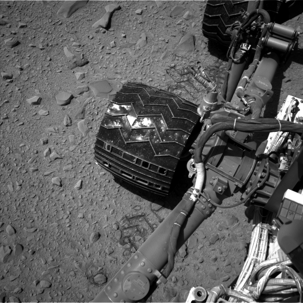 Nasa's Mars rover Curiosity acquired this image using its Left Navigation Camera on Sol 518, at drive 840, site number 25
