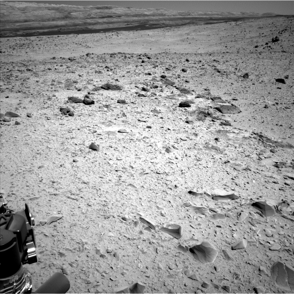 Nasa's Mars rover Curiosity acquired this image using its Left Navigation Camera on Sol 518, at drive 886, site number 25