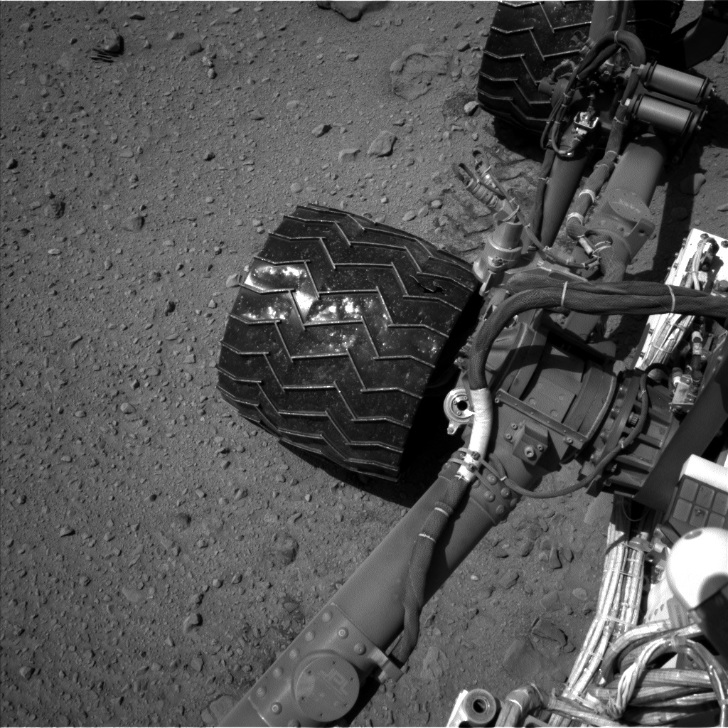 Nasa's Mars rover Curiosity acquired this image using its Left Navigation Camera on Sol 519, at drive 988, site number 25