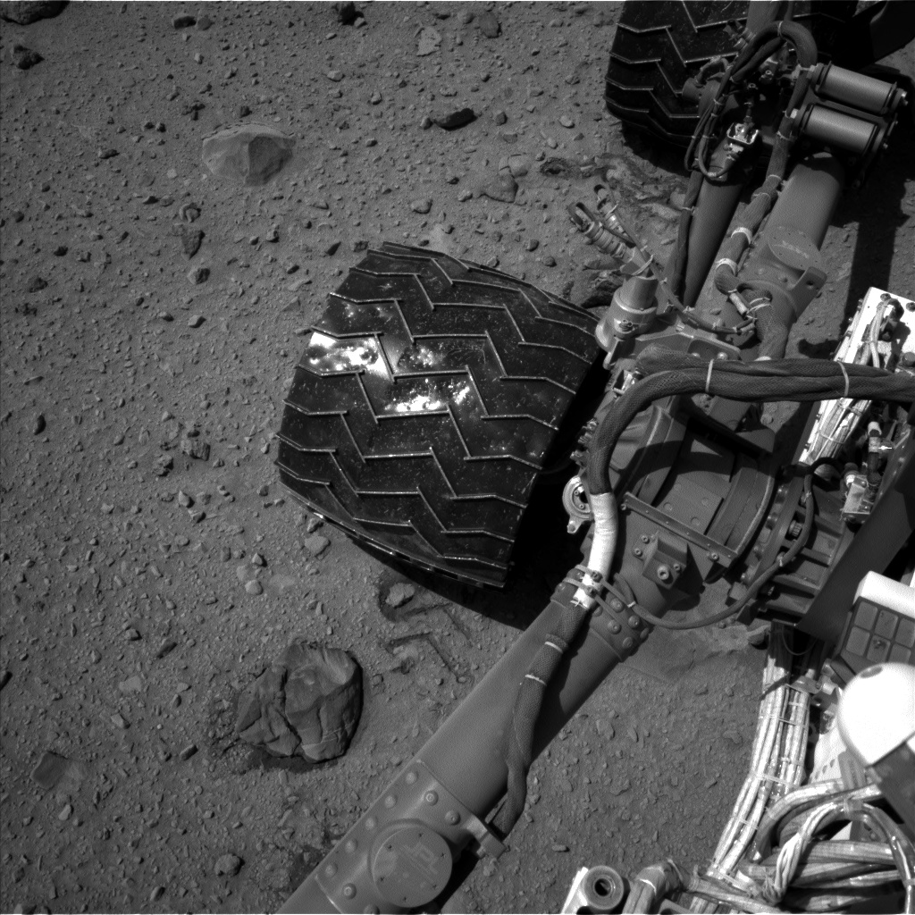 Nasa's Mars rover Curiosity acquired this image using its Left Navigation Camera on Sol 519, at drive 1006, site number 25