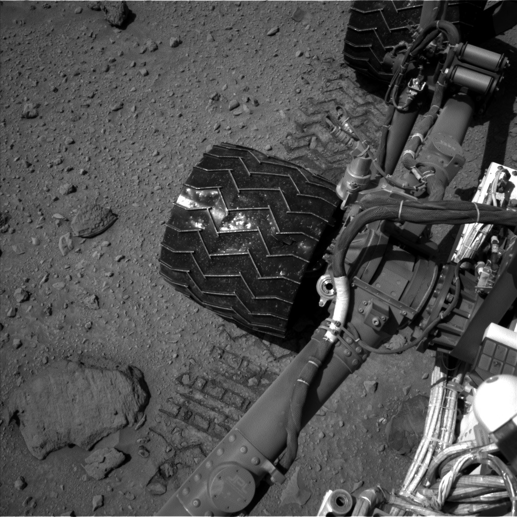 Nasa's Mars rover Curiosity acquired this image using its Left Navigation Camera on Sol 519, at drive 1018, site number 25