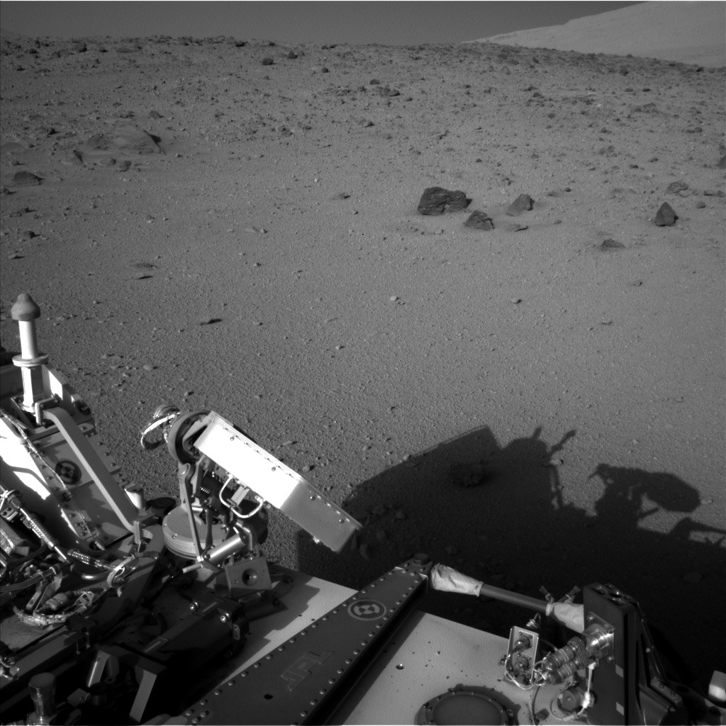 Nasa's Mars rover Curiosity acquired this image using its Left Navigation Camera on Sol 520, at drive 1238, site number 25