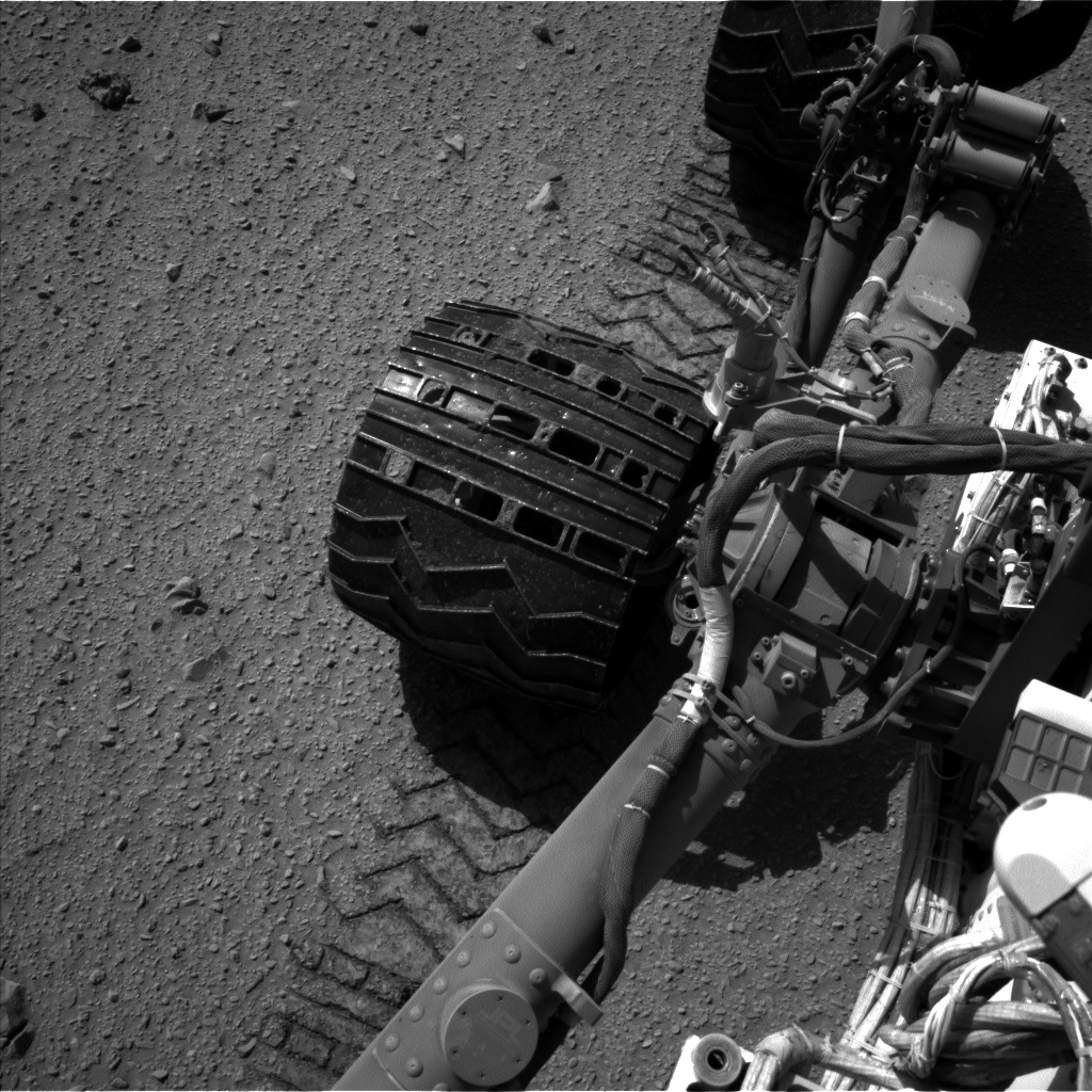 Nasa's Mars rover Curiosity acquired this image using its Left Navigation Camera on Sol 521, at drive 1268, site number 25