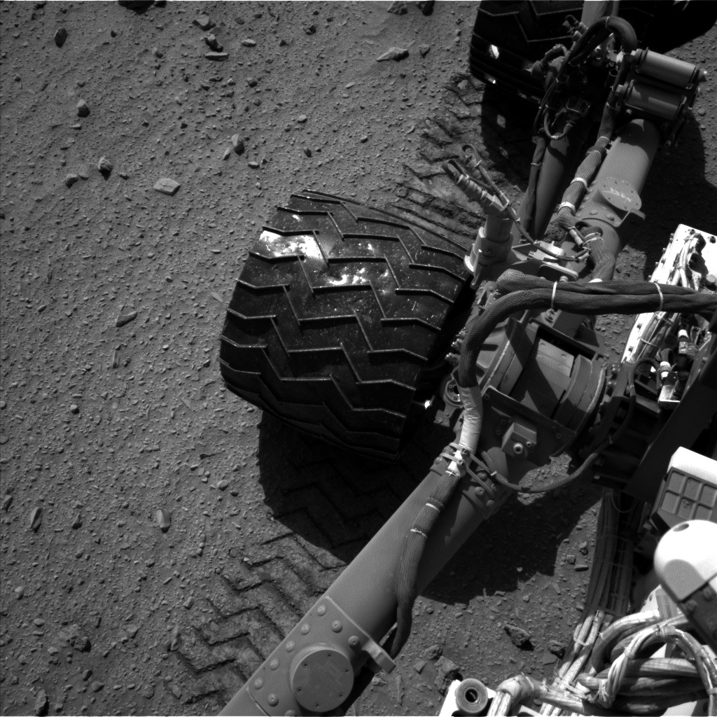 Nasa's Mars rover Curiosity acquired this image using its Left Navigation Camera on Sol 521, at drive 1280, site number 25