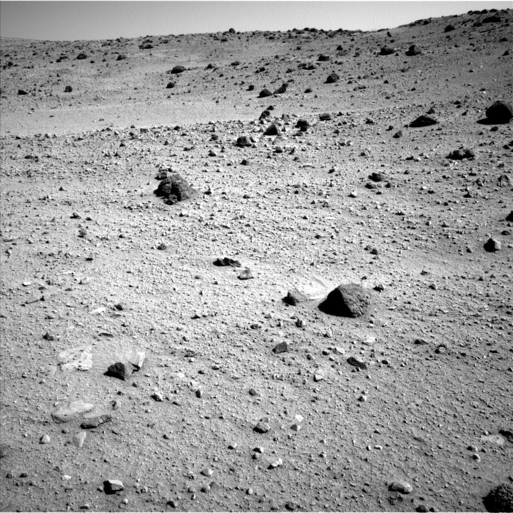 Nasa's Mars rover Curiosity acquired this image using its Left Navigation Camera on Sol 521, at drive 1296, site number 25