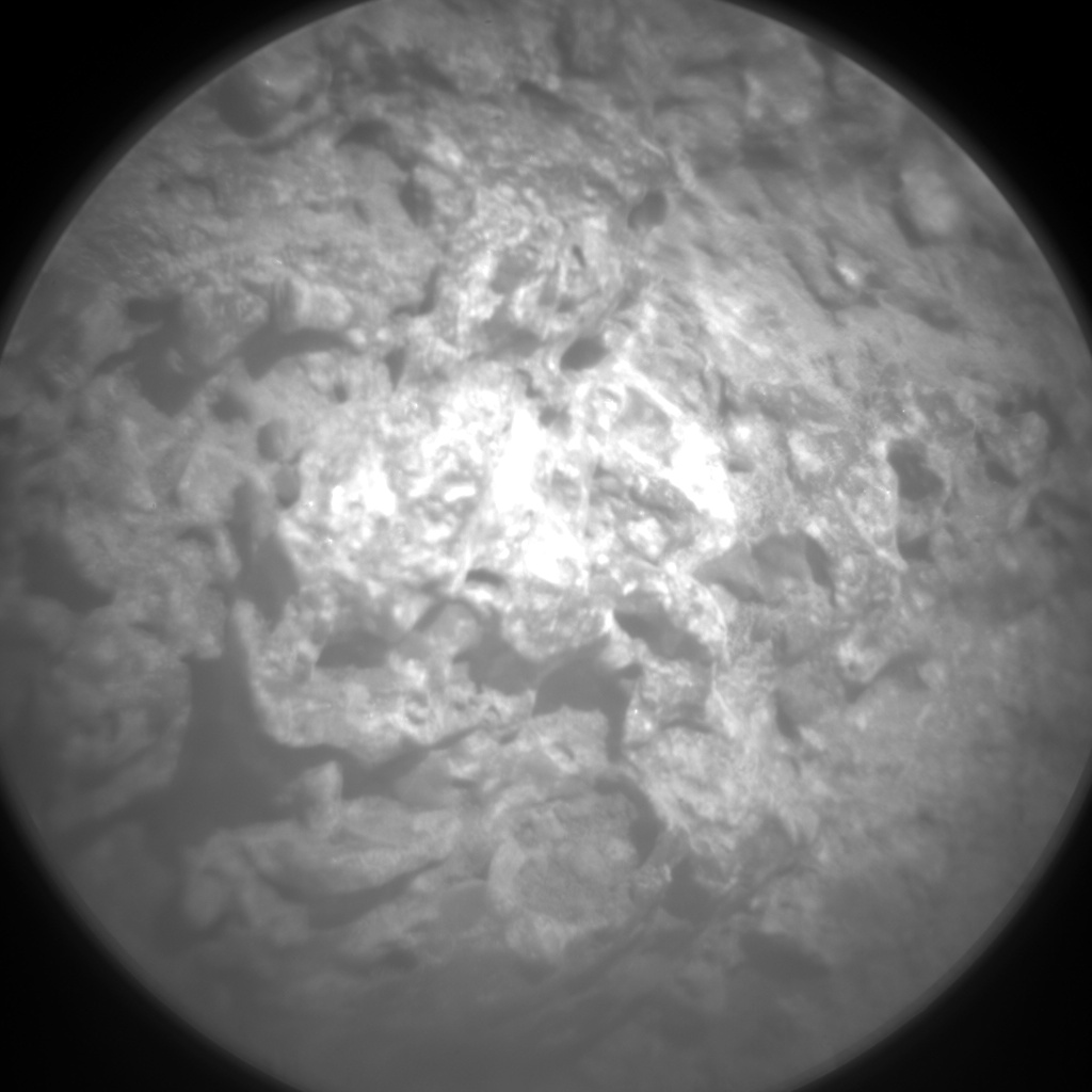 Nasa's Mars rover Curiosity acquired this image using its Chemistry & Camera (ChemCam) on Sol 522, at drive 1296, site number 25