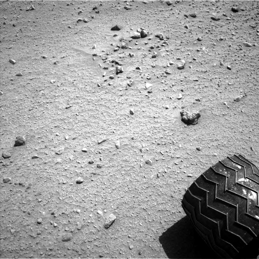 Nasa's Mars rover Curiosity acquired this image using its Left Navigation Camera on Sol 522, at drive 1296, site number 25