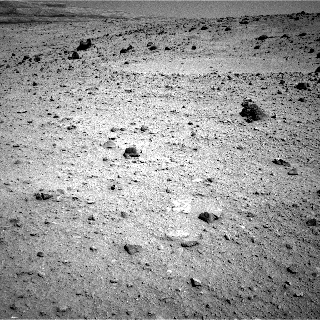 Nasa's Mars rover Curiosity acquired this image using its Left Navigation Camera on Sol 522, at drive 1296, site number 25
